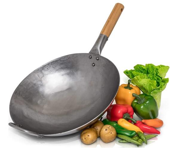 carbon steel wok made in usa
